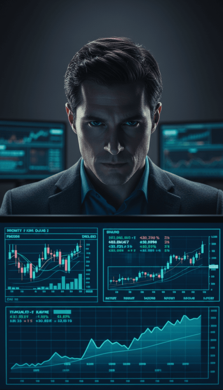 Trader reviewing a losing trade for learning