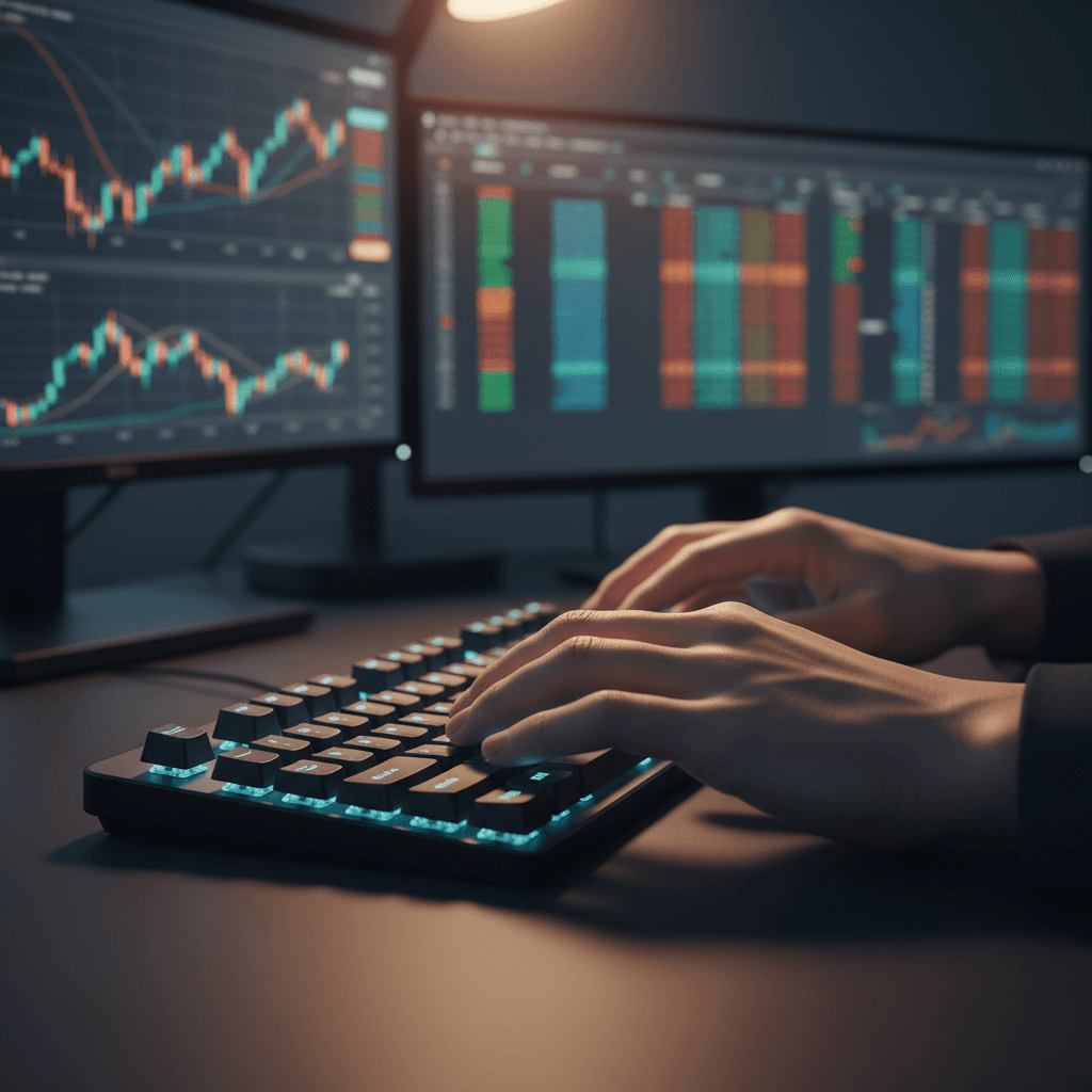Deliberate trading decision-making moment
