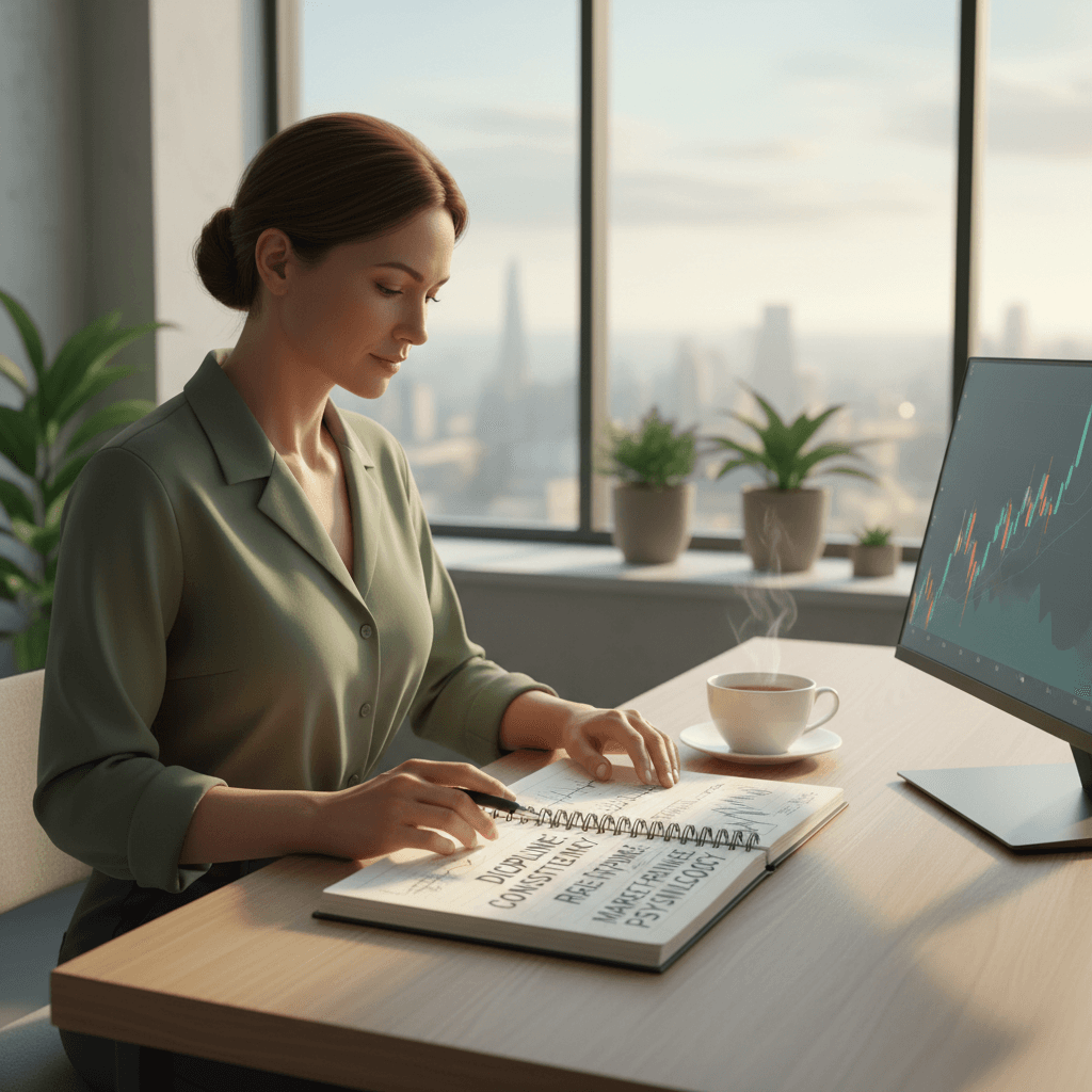 Trading journal review and mistake analysis